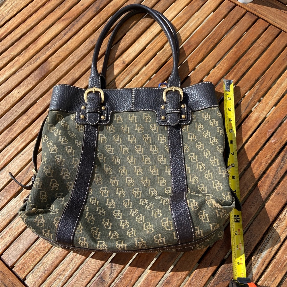 Downey and Bourke Leather/Canvas Satchel
